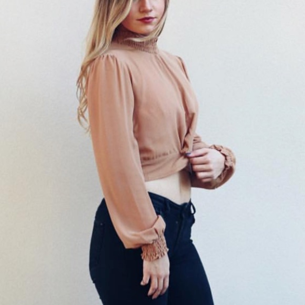Long Sleeve Crop Top
